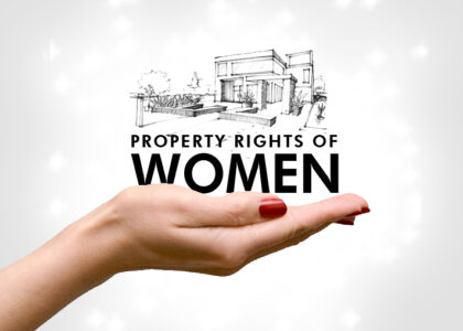 This Image describes about women property rights in India