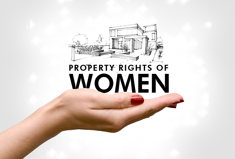 This Image describes about women property rights in India